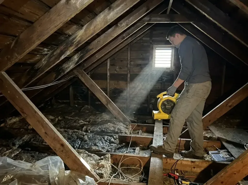 attic-water-damage-drying-proc-007 — frequently asked questions, Emergency Water Extraction & 24/7 Flood Response in Port An…